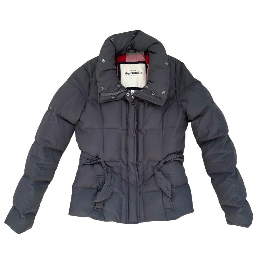 Abercrombie Puffer Winter Coat - Gray